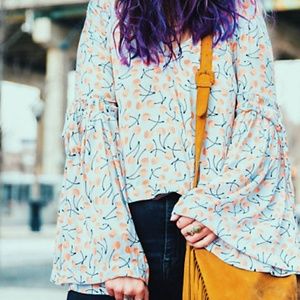 Free People Cherry Shirt